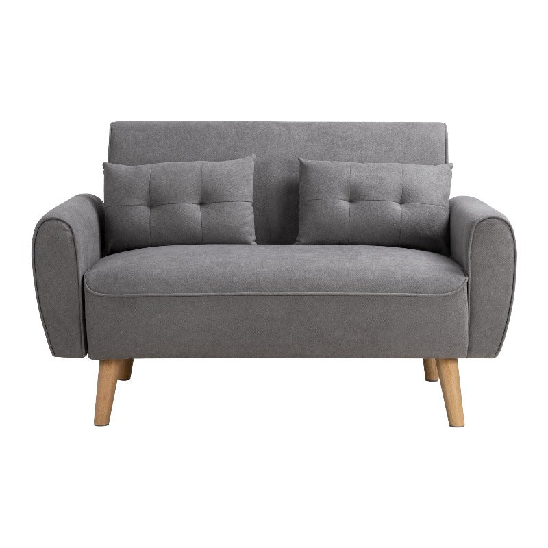 Livingroom sofa set sobaniilowholesale 2-seat 47'' Small Modern Love Seat Sofa #color_light-grey