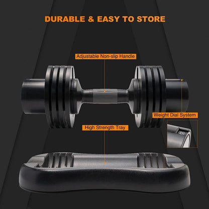 Alter Adjustable Dumbbell - Available in 22lb/25lb/44lb/52lb