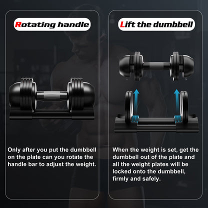 sobaniilowholesale Adjustable Dumbbell - Available in 22lb/25lb/44lb (7136757317808)